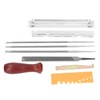 10Pcs Chainsaw Sharpener File Kit Chainsaw Chains Accessory for Garden