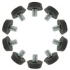 sourcingmap M8 x 10 x 22mm Furniture Glide Leveling Feet