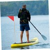 KICHOUSE Kayak Accessory Folding Flag Pole Safety Flag Bright Conspicuous