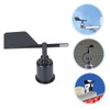 Gatuida Wind Anemometer Shell Durable Abs Wind Direction Indicator Housing