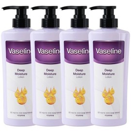 (4 pieces) Vaseline Deep Moisture Body Lotion 500ml / (4개)바세린 딥 모이스처 바디로션 500ml