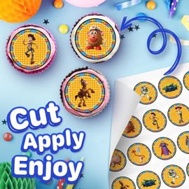 30 x Cupcake Toppers Themed of Classic Story Collection - Edible Cake Decorations | Uncut on Wafer Sheet