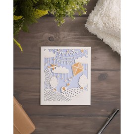 UK Greetings Baby Boy Congratulations Card - New Baby Card - Welcome to The World Baby Boy