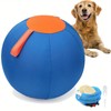 Polyester Dog Herding Ball Toy - 1pc Durable with Pump