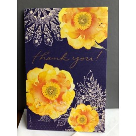 American Greetings Kathy Davis Watercolor Thank You You’re Really Something Special Greeting Card