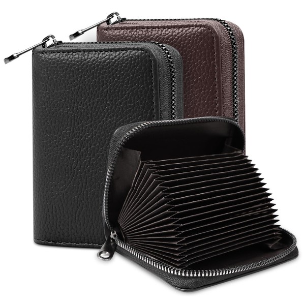 VZZNN 2PCS 20 Card Credit Card Wallet,Small Card Wallets for
