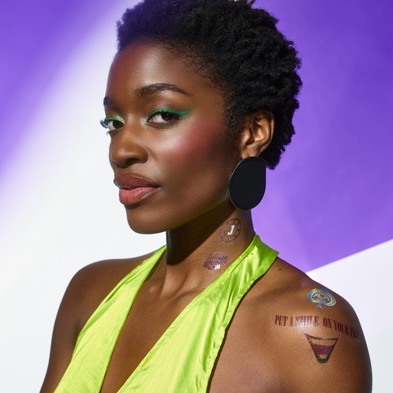 Catrice The Joker Body Tattoos, Colour-Intensive, Holographic, Metallic, Acetone-Free, Vegan,