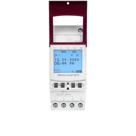 GRÄSSLIN Talento Smart B15 43.02.0001.1 Digital Timer with Bluetooth and App Programming I 1 Channel I 2TE I 100 Memory Slots I Mounting on DIN Rail I LED 600 W