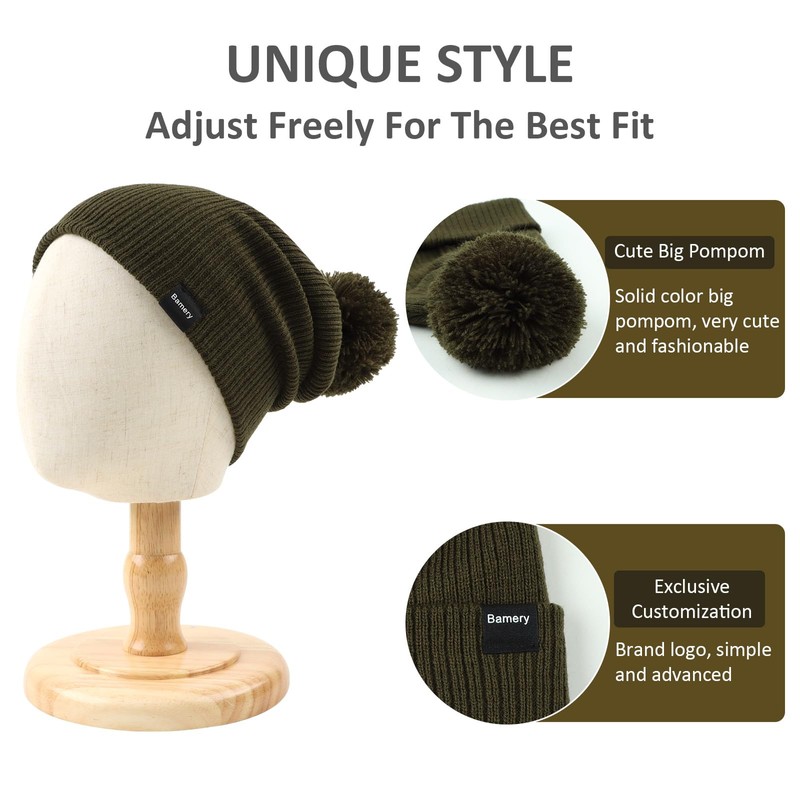 Bamery Infant Baby Winter Hat Toddler Knitted Beanie Kid Boy/Girl