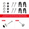 JAVIK Front Brake Shoes Springs Pins Kit for Honda TRX300FW
