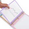 10Pcs/2 Set 5 Tab Dividers Clear Plastic Binder Dividers with