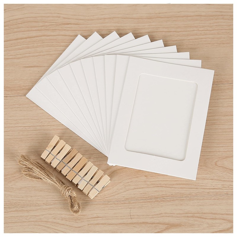 TRLREQ 20 Pack Photo Hanging String & Pegs Kit |