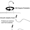 2 Pack Scarf Hanger,Leggings Hangers for Closet,360°Rotating Metal Belt Hangers