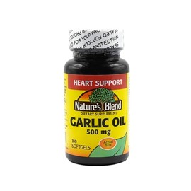 Nature's Blend Garlic Oil 500 mg 100 Softgels