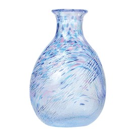 Toyo Sasaki Glass WA171 Sake Cup, Tokuri, Made in Japan, Blue, Approx. 8.5 fl oz (250 ml)