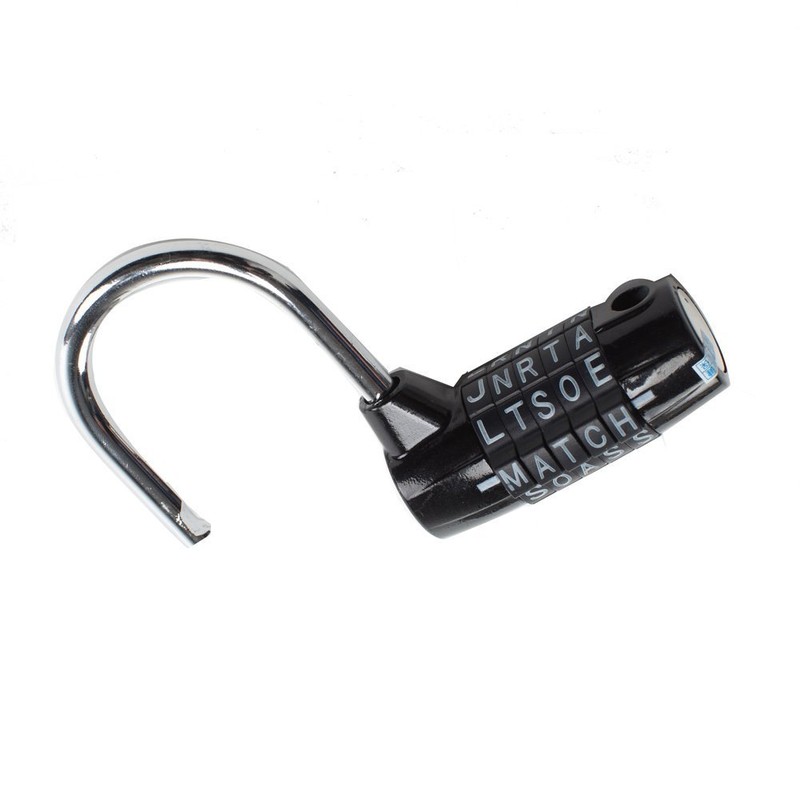 Padlock,combination padlock,5 dial padlock,5 letter lock,5 code padlock,gym locker lock,for