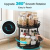 Snughome Lazy Susan Spice Rack, 2 Tier Rotating Spice Rack,