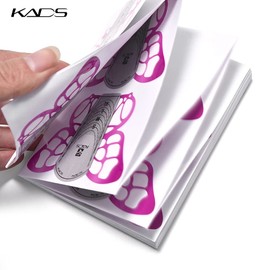 KADS 100pcs Butterfly Nail Extension Forms Self-Adhesive Gel Nail Extension Tips