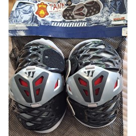 Warrior Products Lacrosse Arm Guard - NOS- Warrior Tank 9.0 -SZ.L, Silver NOW 1/2 PRICE$13!