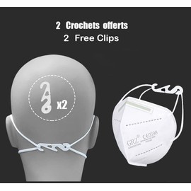 CRAZYCHIC CRAZYCHIC - 10 Stck FFP2 Maske Schwarz Atemschutzmaske - CE EN 149 Schutzmaske 5 Lagen - Staubschutzmaske Mundschutzmaske - Hohe Filtration Maske Hygienisch Einzelverpackt