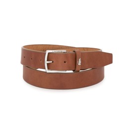 Lacoste 82575 Men's Belt, Genuine Leather, 03, Brown