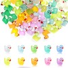 Mini Ducks 100 Pack Glow in The Dark Mini Resin