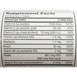 Rugby Daily Vite Multi-Vitamin Supplement 100ct Tablets - Exp Date 07-2025