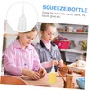 Hohopeti 6 Pcs Plastic Glue Applicator Bottles for Precise Dispensing