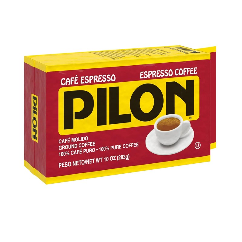 Pilon Ground Espresso Coffee 10oz | 284g (Pack of 06)