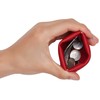 Travelambo Leather Squeeze Coin Purse Pouch Change Holder For Men