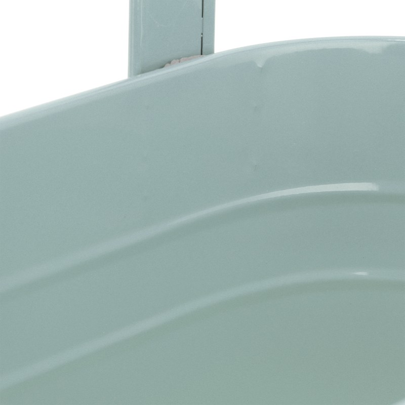 Hanging Flower Planter Iron Bucket Flower Pot Holder with Detachable
