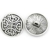Pack of 15 Metal Buttons Eyelet Buttons Diameter Approx. 17