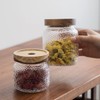 RareCi Glass Storage Jar, Food Storage Container with Airtight Bamboo