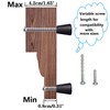 Mokife Drawer Knobs Black Matte, 6 Pack Modern Kitchen Cabinet