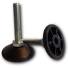 KLAMA 4 x Height-Adjustable Feet - Galvanised Steel Furniture Feet