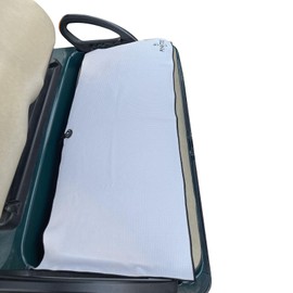 CROWNBLANKS PINKTEE Magnetic Golf Towel, Microfiber Waffle Design for Golf Balls Golf Clubs, Perfect Golf Gifts for Men Women (White, 102x45cm)