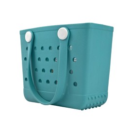 CLLTIV Rubber Beach Bag, Waterproof Travel Bags Washable Open Tote Bags for Beach（Small&Medium&Large& XL Beach Tote）