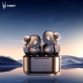 Sabbat E16【Astria Coaxial Acoustic Architecture】 Wireless Earbuds Blutooth 5.2 in-Ear HiFi Stereo Headphones with Built-in Mic and Charging Case Suitable for iOS, Android(Aurora Green)