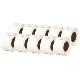 Printing Saver 10x 99017 50 x 12 mm Compatible Suspension File Labels Rolls (220 Labels per Roll) for LabelWriter 310 320 330 4XL 400 450 Turbo/Twin Turbo/Duo & Seiko SLP Label Printers