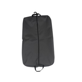 Carry On Garment Bag 600 Denier Polyester, 36" Height, Has Two Pockets, Made in USA. (Black)