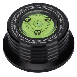 Record Stabilizer,Record Weight Stablizer Aluminum Turntable Disc Clamp with Bubble Leveling for Record Player 50Hz, Turntables Disc Stabilizer for Player CD Player