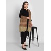 Zamour Women's Kullu Striped Himachali Mountain Meditation Woolen Shawl Stole