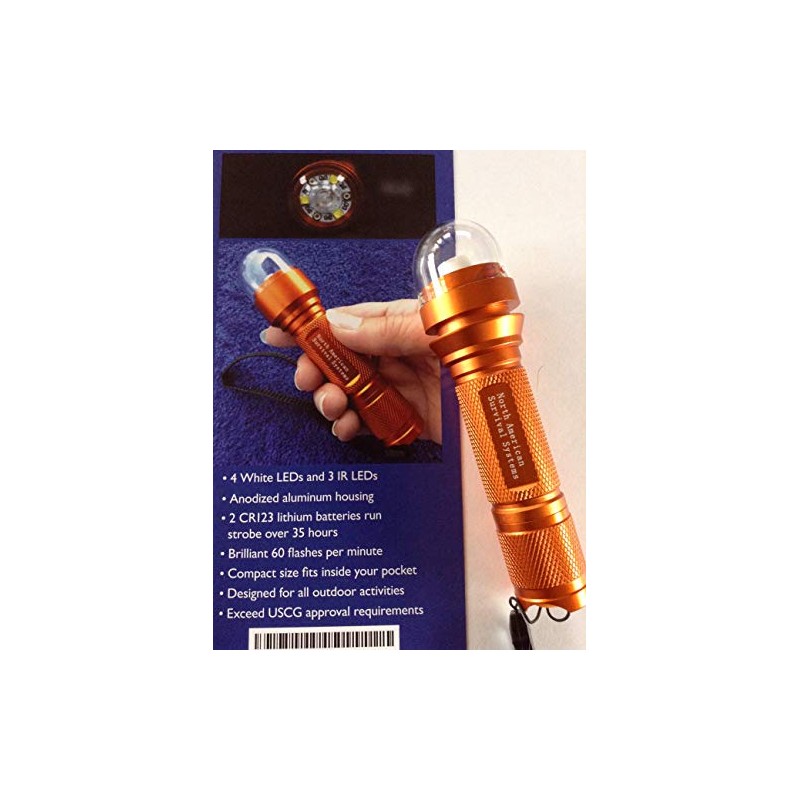 EF-30A-3 Electronic Distress Signal, Electronic Flare, Boating Safety Light, Long