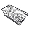 Freezer Basket Stackable Open Front Wire Storage Bin with Foldable