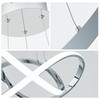 MAYNA Modern Chandelier with Remote Control, Dimmable LED Chandelier with