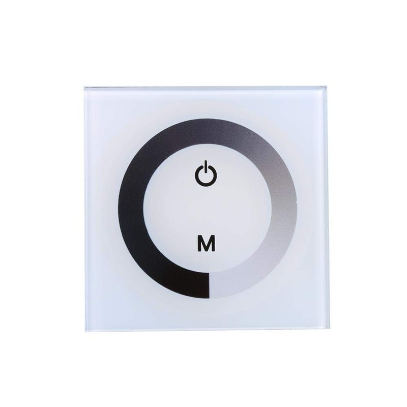 TOPINCN Single Color Touch Panel Dimmer Light Switch for LED