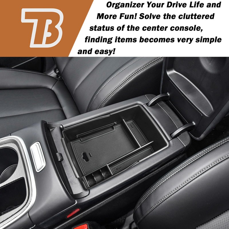 TACORBO Center Console Organizer Compatible with Hyundai Santa Fe 2021