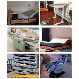 Electric Linear Actuator, 50mm Hub Linear Motion Drive 12V DC Linear Actuator for Cabinets and Window Opener (Hub 50mm-30mm/s-20N)