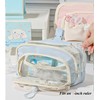 FINPAC Pencil Case, 5-Layer Large Capacity Pen Case with Drawstring,