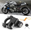 AntiTheft Universal Motorcycles Helmet Lock MultiFunctional Waterproof Fixed Lock Reminder